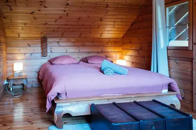 Un ou plusieurs lits dans un hébergement de l'établissement Cottage XL 4 stars Dieppe Normandie