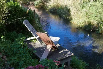 Paysage naturel près de la maison de vacances