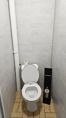 Salle de bains dans l'établissement Chez Simone