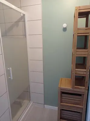 Salle de bains dans l'établissement Chez Simone