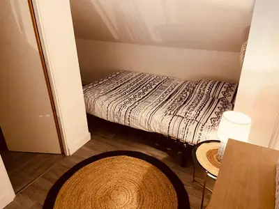 Un ou plusieurs lits dans un hébergement de l'établissement Le duplex Saint Gilles centre ville Baie de Somme