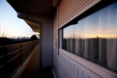 Balcon ou terrasse dans l'établissement Campanile Amiens - Glisy