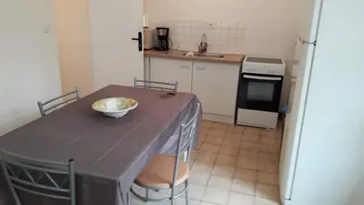 Cuisine ou kitchenette dans l'établissement Le Goéland
