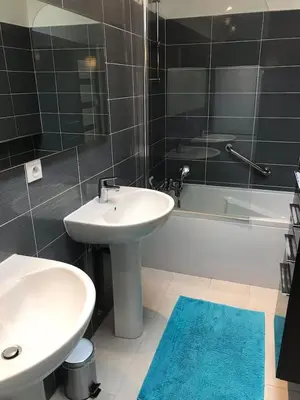 Salle de bains dans l'établissement Stella maris