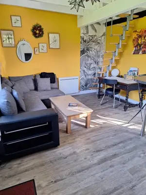 Coin salon dans l'établissement La petite maison