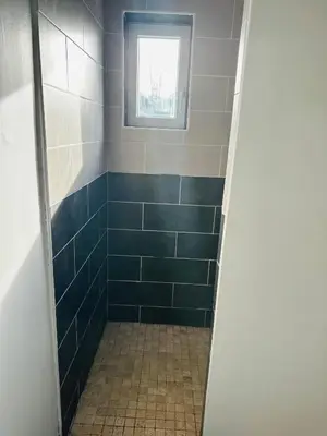 Salle de bains dans l'établissement Gîte la volette
