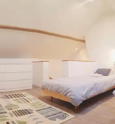 Un ou plusieurs lits dans un hébergement de l'établissement Carré Saint-Gervais Rouen centre