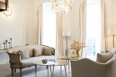 Coin salon dans l'établissement Hôtel Demeures de Campagne Domaine de Maffliers - Paris Val-d'Oise