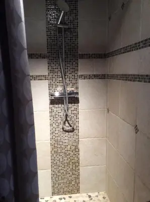 Salle de bains dans l'établissement Chez Chantal