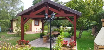 Jardin de l'établissement Chez Chantal