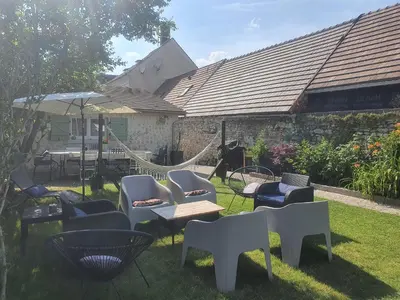Jardin de l'établissement Wisteria Cottage