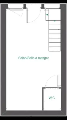Plan de l'établissement Gite du nuage