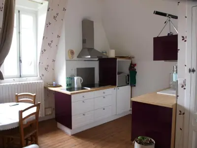 Cuisine ou kitchenette dans l'établissement LA VILLA DES ROCHES