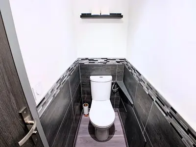 Salle de bains dans l'établissement Eco-Appart'hôtel Rouen - BDE