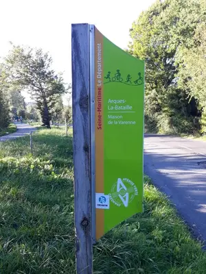 Plan de l'établissement L'escale Arquaise, la maison au jardin fleuri à 5 min de dieppe 7 jours minimum