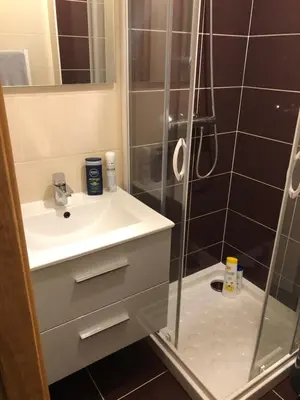 Salle de bains dans l'établissement Studio 104