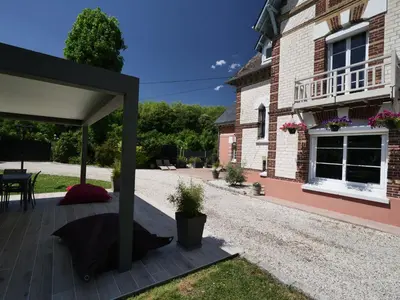 Jardin de l'établissement Le Manoir de Louviers