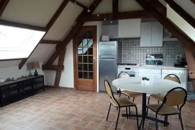 Cuisine ou kitchenette dans l'établissement LES ENFANTS DU MOULIN