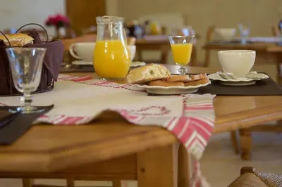 Nourriture dans le B&B/chambre d'hôtes ou à proximité