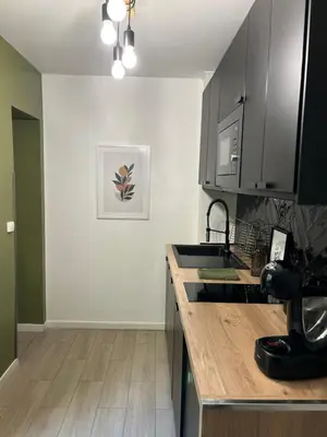 Cuisine ou kitchenette dans l'établissement Appart'TERRASSE - 20mn STADE U ARENA - CHAMPS ÉLYSÉES - RER A
