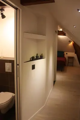 Salle de bains dans l'établissement Chambre chez l'habitant Les Aubes du Vexin