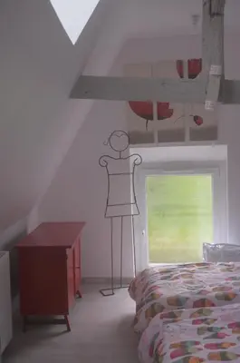 Un ou plusieurs lits dans un hébergement de l'établissement Chez Vonette