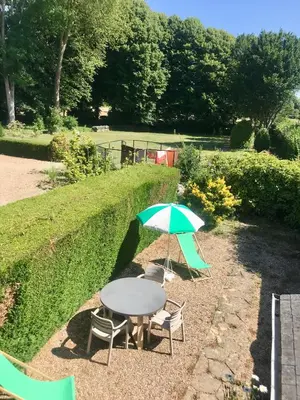 Jardin de l'établissement Gite de Mauxe