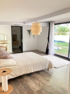 Un ou plusieurs lits dans un hébergement de l'établissement Villa Nymphea
