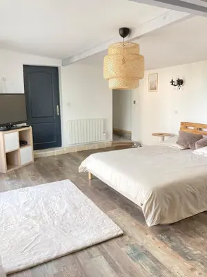 Un ou plusieurs lits dans un hébergement de l'établissement Villa Nymphea