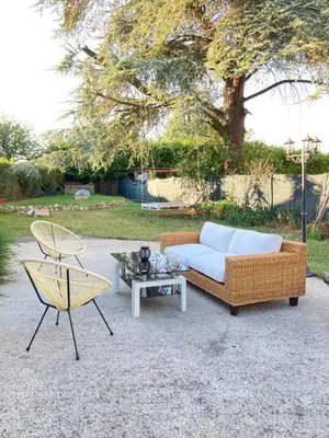 Jardin de l'établissement Villa Nymphea