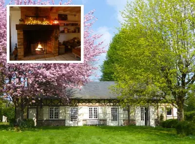 Jardin de l'établissement Orfea s home - maison de charme, cheminée et spa, Lyons-la-Forêt