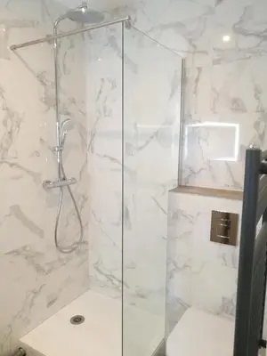 Salle de bains dans l'établissement Villa Carlotta - Sea resort
