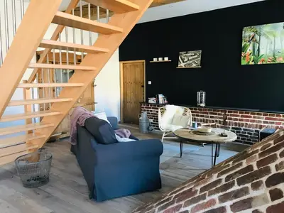Coin salon dans l'établissement Les Chambres d'hotes de Sophie