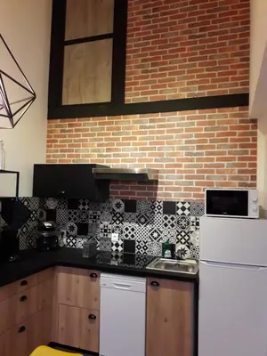 Cuisine ou kitchenette dans l'établissement appartement 1ere étage dans maison individuelle