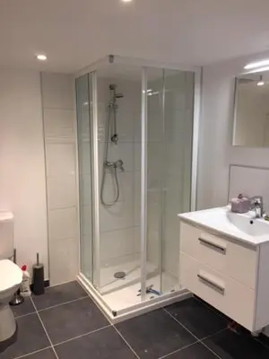 Salle de bains dans l'établissement CosyRouen bouquet parking gratuit
