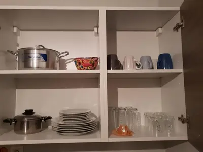 Cuisine ou kitchenette dans l'établissement Grand Appartement de 3 pièces