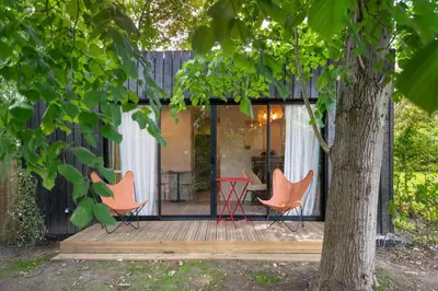 Jardin de l'établissement les Myrrhophores et Spa, Chambres d'Hôtes et Gîtes de charme