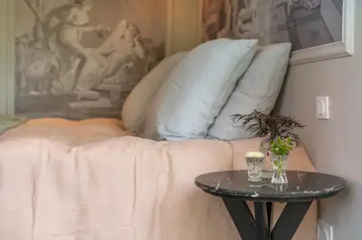 Coin salon dans l'établissement les Myrrhophores et Spa, Chambres d'Hôtes et Gîtes de charme