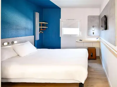 Un ou plusieurs lits dans un hébergement de l'établissement ibis Budget Le Treport Mers Les Bains