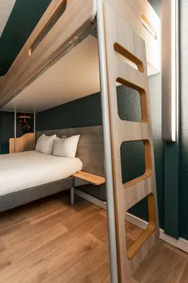 Un ou plusieurs lits dans un hébergement de l'établissement ibis Budget Le Treport Mers Les Bains