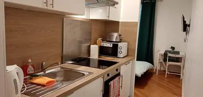 Cuisine ou kitchenette dans l'établissement ROUEN centre ville Palais de Justice