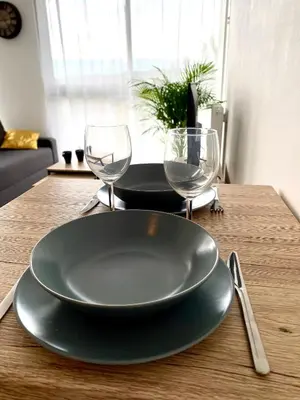 Plan de l'établissement L'INDUSTRIEL CHIC, 2 PIECES AVEC VU IMPRENABLE SUR ROUEN