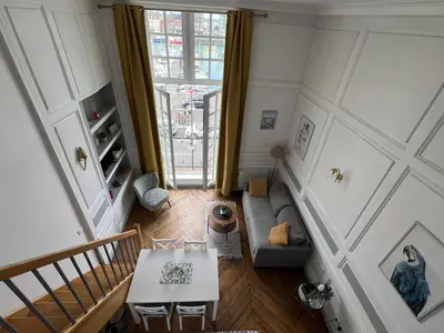 Coin salon dans l'établissement Le panorama de la vicomté