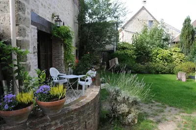Jardin de l'établissement Gîte Mi Do