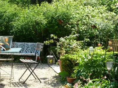 Jardin de l'établissement La Maison de Madame Baudy