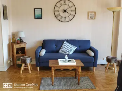 Coin salon dans l'établissement Gîte MAÏ - Classé 3 étoiles