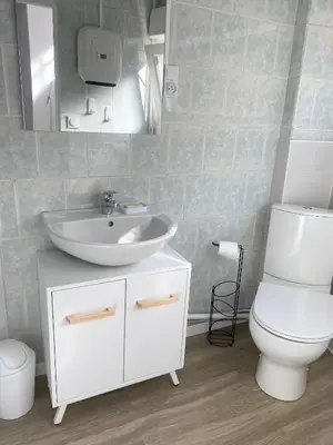 Salle de bains dans l'établissement L’Abri Côtier
