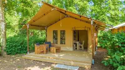 Jardin de l'établissement Camping les Marguerites