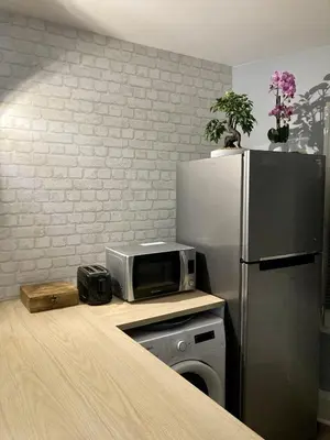 Cuisine ou kitchenette dans l'établissement Alex Place's