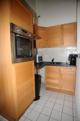 Cuisine ou kitchenette dans l'établissement La Chambre d'Emma